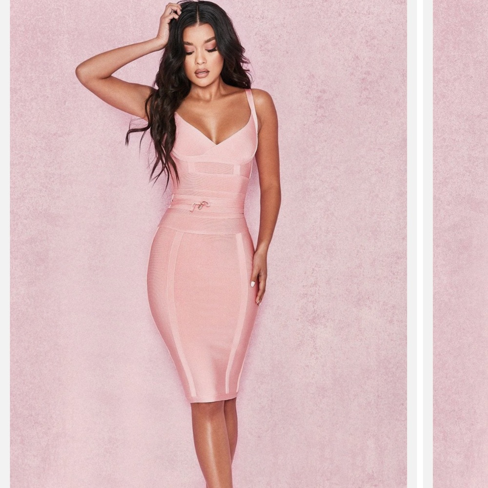 House of London Pink Bodycon Dress.